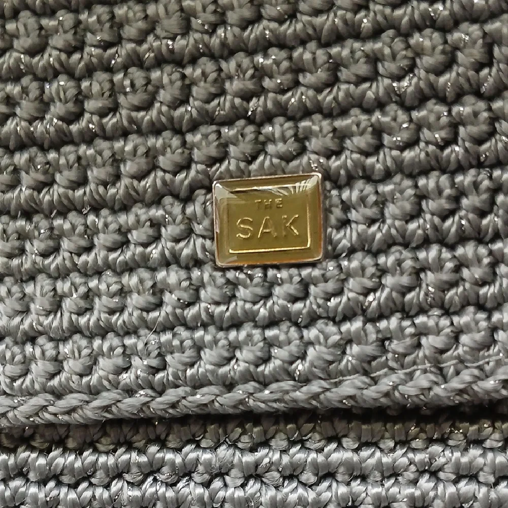 The Sak Gray Crochet Crossbody Bag - Picture 2 of 7